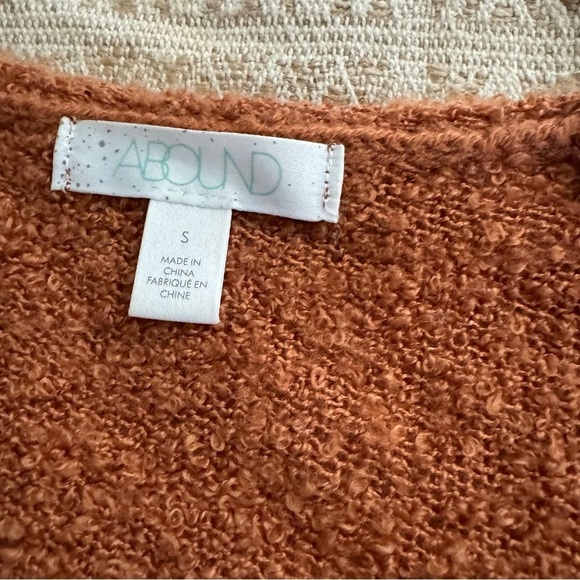 ABOUND Balloon Sleeve Lightweight Sweater Deep V Neck - Picture 2 of 4